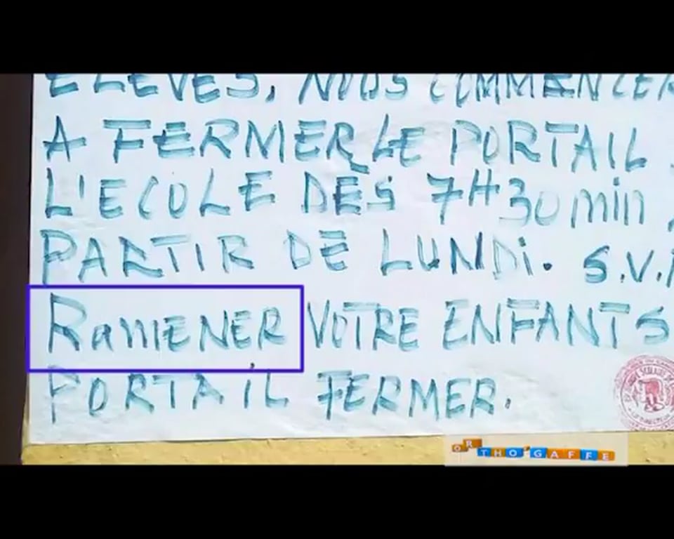 Ortho’gaffe – BILINGUALISM