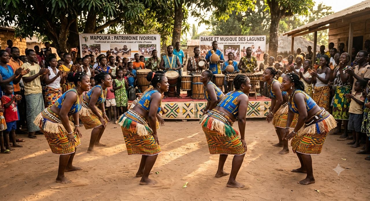 Mapouka : histoire, origine et signification de la danse traditionnelle ivoirienne du peuple Aïzi